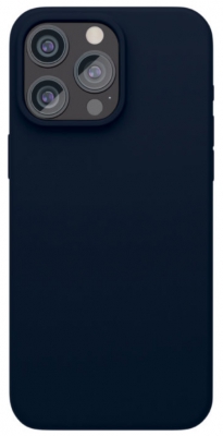 Чехол накладка VLP Aster Case с поддержкой MagSafe для iPhone 15 Pro (темно-синий)