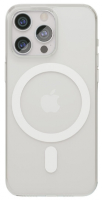 Чехол защитный VLP Crystal case с поддержкой MagSafe для iPhone 15 Pro (прозрачный)