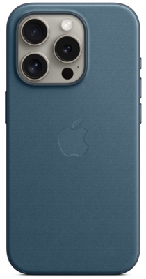 Чехол клип-кейс Apple FineWoven MagSafe для iPhone 15 Pro, цвет Blue (MT4Q3)