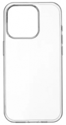 Чехол клип-кейс силиконовый CTI для Apple iPhone 15 Pro (6.1) (прозрачный)