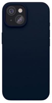 Чехол накладка VLP Aster Case с поддержкой MagSafe для iPhone 15 (темно-синий)