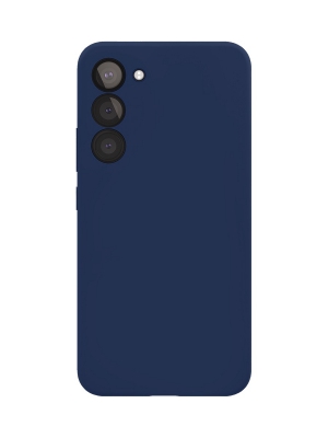 Чехол накладка VLP Aster Case с поддержкой MagSafe для Samsung S24 Plus (темно-синий)