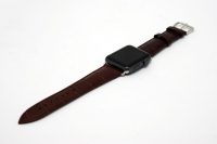 Кожаный ремешок для часов для Apple коричневый 42мм