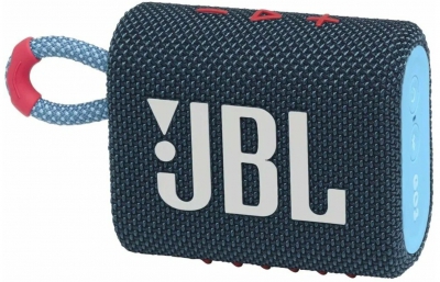 Портативная акустика JBL GO 3 (синий-розовый)