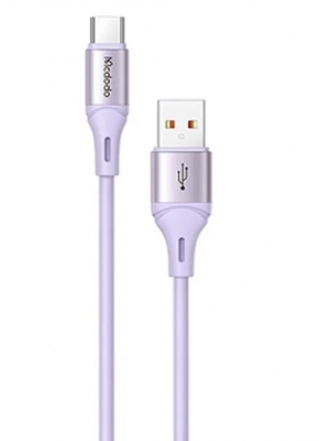 Кабель Mcdodo USB-A to Type-C Color Series 1.2m 5A QC 4.0 CA-1843 (Фиолетовый)