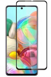 Защитное стекло CTI Full Glue для Sasmung Galaxy A51 с рамкой (прозрачное)