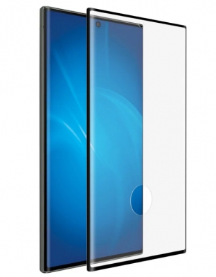Защитное стекло 3D CTI для Samsung Galaxy S23 Ultra с рамкой (прозрачное)