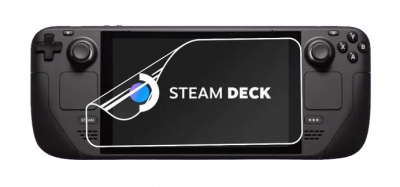 Гибридное защитное стекло CTI для Valve Steam Deck (прозрачное)
