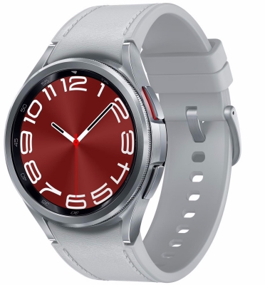 Часы Samsung Galaxy Watch6 Classic 43мм, LTE, серебро (SM-R955)