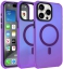 Чехол накладка противоударный Gurdini Asty Series с поддержкой Magsafe для iPhone 15 Pro Max (6.7) (фиолетовый)