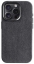 Чехол накладка Gurdini Alcantara Case с поддержкой MagSafe для iPhone 15 Pro (черный)