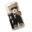 Чехо клип-кейс  силиконовый Медведь Тэд Пьяница  для iPhone 6/6S (цвет белый)