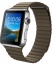 Apple Watch Brown Leather Loop Корпус 42 мм размер L, нержавеющая сталь, светло-коричневый кожаный ремешок (MJ442)