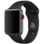 Спортивный ремешок чёрного цвета для Apple Watch 42 мм, размеры S/M и M/L (MJ4N2ZM/A)