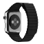 Кожаный ремешок чёрного цвета для Apple Watch 42 мм, размер L