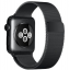 Миланский сетчатый браслет цвета «чёрный космос» для Apple Watch 42/44 мм (MLJH2ZM/A, MTU52)