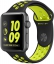 Apple Watch Nike+, Корпус 42 мм из алюминия цвета «серый космос», спортивный ремешок Nike цвета «чёрный/салатовый» (MP0A2)