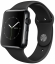 Умные часы Apple Watch Sport, Корпус 38 мм, нержавеющая сталь «черный космос», ремешок черного цвета (MLCK2) модель 2015г.
