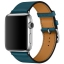 Ремешок Hermès Simple Tour из кожи Swift цвета Colvert для Apple Watch 42 мм (MPXF2ZM/A)