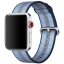 Ремешок из плетёного нейлона тёмно-синего цвета, в полоску для Apple Watch 42 мм (MQVU2ZM/A)