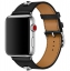 Ремешок Hermès Simple Tour Médor из кожи Swift цвета Noir для Apple Watch 42 мм (MQX32ZM/A)