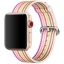 Ремешок из плетёного нейлона цвета «розовая полоска», сетчатый узор для Apple Watch 42 мм (MRHD2ZM/A)