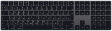 Клавиатура беспроводная Apple Magic Keyboard с русской раскладкой MRMH2RS/A (серый космос)
