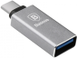 Адаптер USB Type-C BASEUS Sharp Series (серебро)