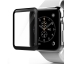 Защитное стекло 3D Full screen для Apple Watch series 1/2/3 42 mm (черная рамка)