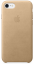 Чехол клип-кейс кожаный Apple Leather Case для iPhone 7/8, миндальный цвет (MMY72ZM/A)