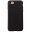 Чехол клип-кейс силиконовый для Apple iPhone 7/8 карбон (черный)