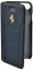 Чехол книжка кожаный Ferrari 488 (Gold) Booktype Leather Black для iPhone 7/8 (синий)