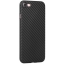 Чехол клип-кейс силиконовый HOCO Light Series case для iPhone 7 под карбон (чёрный)