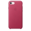 Чехол клип-кейс кожаный Apple Leather Case для iPhone 7/8, цвет «розовая фуксия» (MQHG2ZM/A)