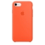 Чехол клип-кейс силиконовый Apple Silicone Case для iPhone 7/8, цвет «оранжевый шафран» (MR682ZM/A)