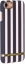Чехол клип-кейс для Apple iPhone 7/8 Richmond&finch Stripes Acai (черный,розовый)