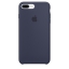 Чехол клип-кейс силиконовый Apple Silicone Case для iPhone 8 Plus/7 Plus, тёмно-синий цвет (MQGY2ZM/A)