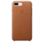 Чехол клип-кейс кожаный Apple Leather Case для iPhone 7 Plus/8 Plus, золотисто-коричневый цвет (MQHK2ZM/A)