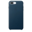 Чехол клип-кейс кожаный Apple Leather Case для iPhone 7 Plus/8 Plus, цвет «космический синий» (MQHR2ZM/A)