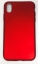 Чехол клип-кейс силиконовый матовый для Apple iPhone X (красный)