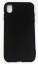 Чехол клип-кейс силиконовый матовый для Apple iPhone X (черный)