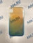 Чехол клип-кейс силиконовый для Apple iPhone XS max хамелеон (желто - голубой)
