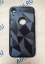 Чехол клип-кейс CTI силиконовый для Apple iPhone XR треугольный принт (темно-синий)