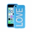 Клип-кейс PURO NightGlow TRU LOVE для iPhone 5C  голубой