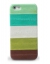 Чехол кожаный Zenus Prestige Natural Eel Bar Case Multi Green для iPhone 5/5S/SE