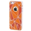 Чехол накладка для iPhone 5 SZLF Ultra thin оранжевый