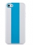 Пластиковая накладка Momax iCase MX, iPhone 5 (White+Blue)