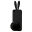 Чехол силиконовый Rabito для iPhone 5/5S черный