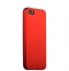 Чехол клип-кейс силиконовый матовый для Apple iPhone 5/5s/SE (красный)
