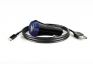 Сверхбыстрое автомобильное зарядное устройство c двумя USB-портами Philips DLP2257V/10 + кабель Lightning (8pin)